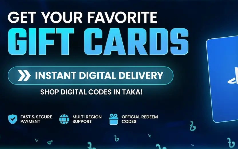 Get your favorite gift cards with instant digital delivery.